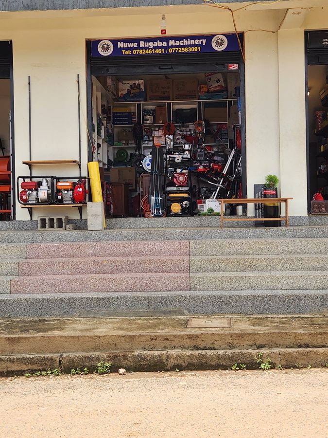 Nuwe Rugaba Machinery shop, Moldina Street, Fort Portal
